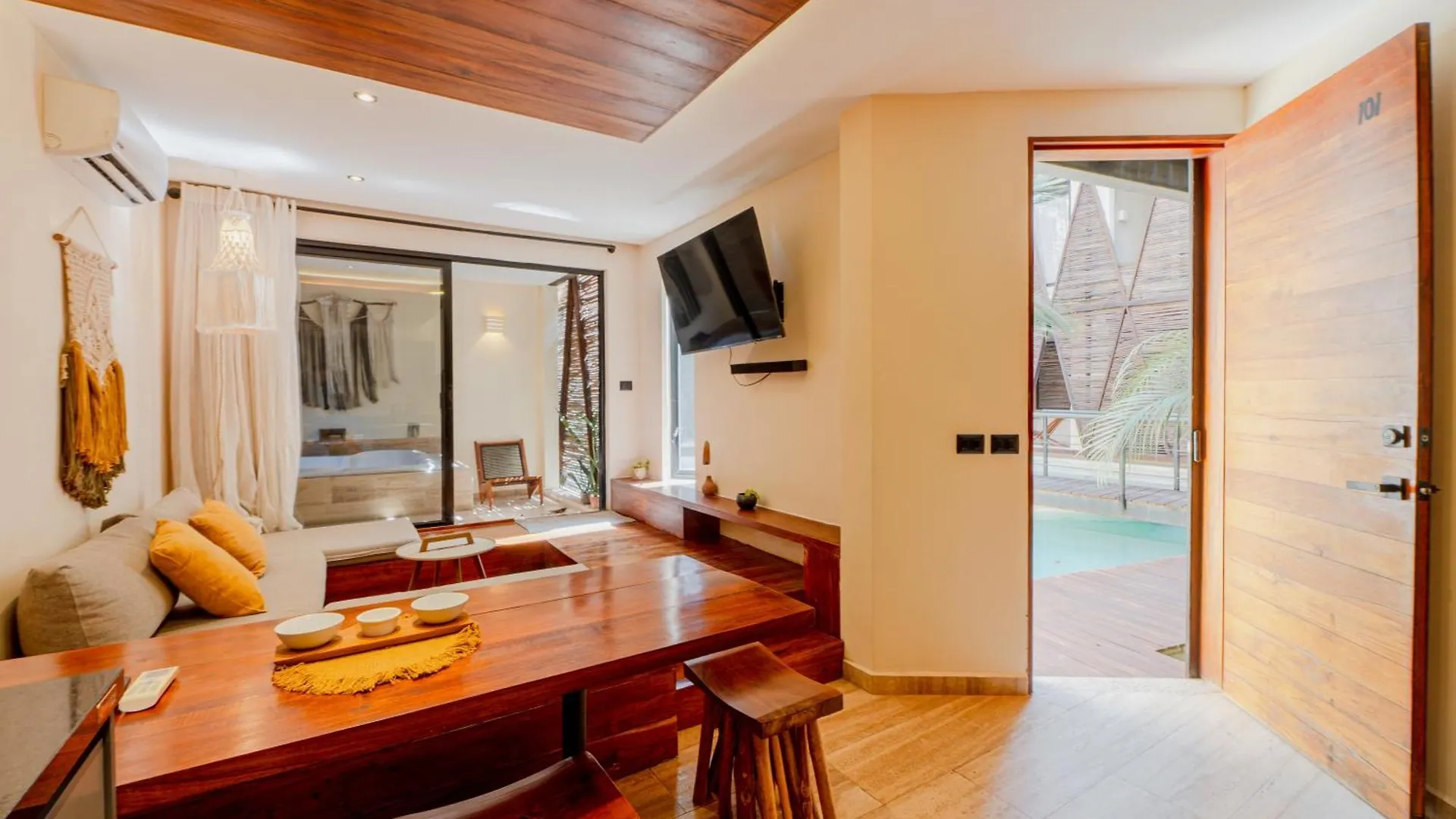 Apartment Beautiful 1Br With Jacuzzi 2 Blocks From Calle 7 Tulum Mexico